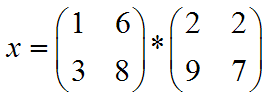 contoh perkalian matriks
