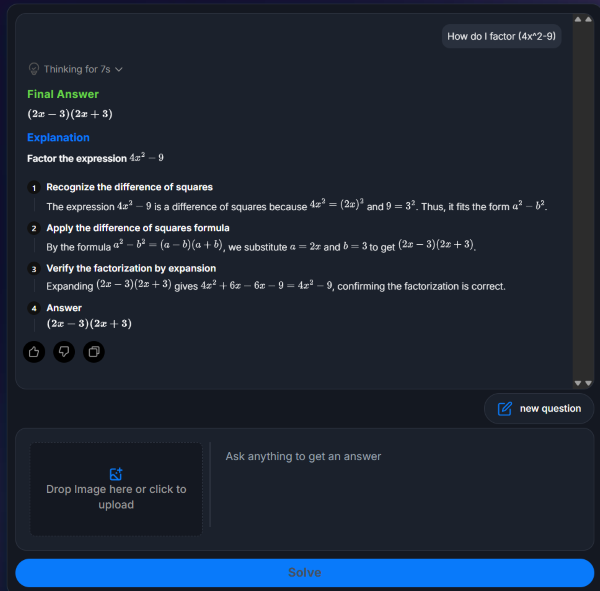 Factoring Calculator